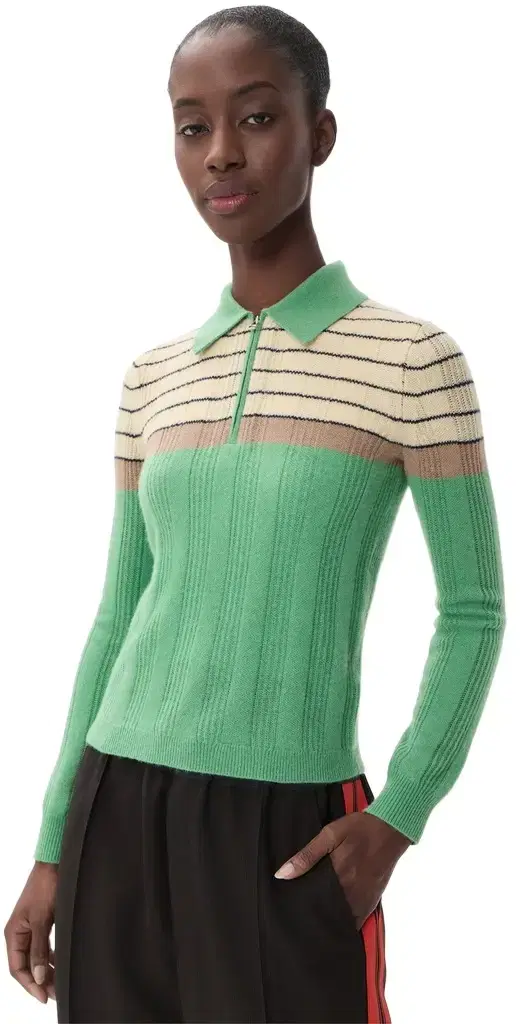 Cashmere Track Polo