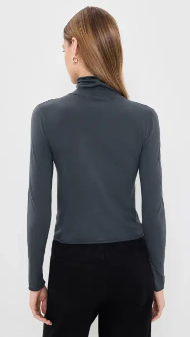 SLVRLAKE Supima Turtleneck Tee | Thumbnail 3 SLVRLAKE Supima Turtleneck Tee | Thumbnail 3