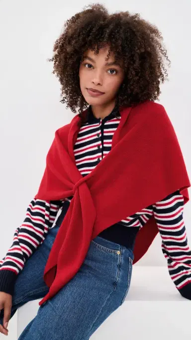 Faherty Triangle Scarf Scarf | Thumbnail 2 Faherty Triangle Scarf Scarf | Thumbnail 2