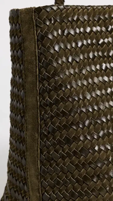 Madewell Suede Leather Handwoven Tote | Thumbnail 5 Madewell Suede Leather Handwoven Tote | Thumbnail 5