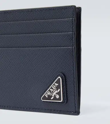 Prada Logo Saffiano leather card holder | Thumbnail 2 Prada Logo Saffiano leather card holder | Thumbnail 2