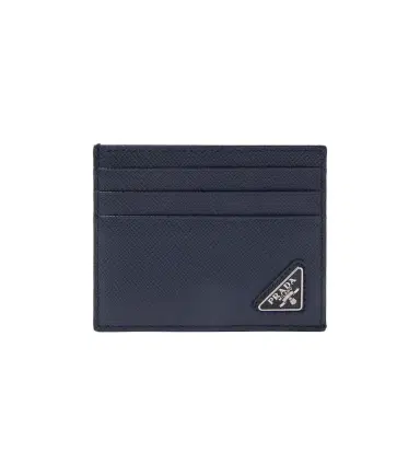 Prada Logo Saffiano leather card holder | Thumbnail 1 Prada Logo Saffiano leather card holder | Thumbnail 1