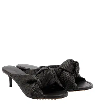 Bottega Veneta Cherry Intreccio leather sandals | Thumbnail 1 Bottega Veneta Cherry Intreccio leather sandals | Thumbnail 1