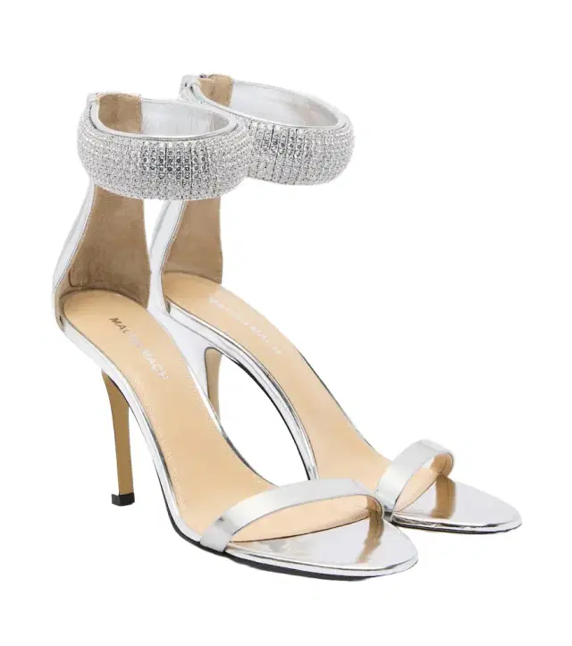 She's A Lady embellished leather sandals