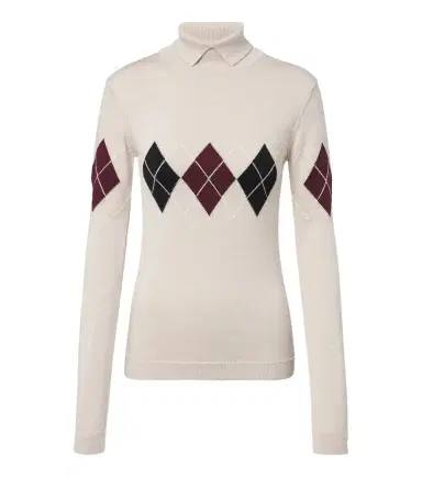 Mugler Argyle virgin wool sweater | Thumbnail 1