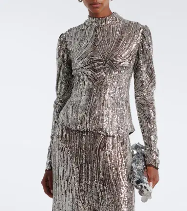 Rabanne Sequined top | Thumbnail 3 Rabanne Sequined top | Thumbnail 3