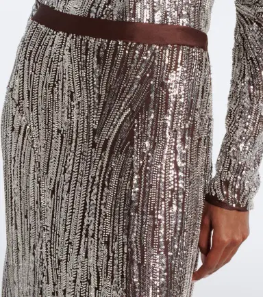 Rabanne Sequined maxi skirt | Thumbnail 3