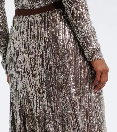 Rabanne Sequined maxi skirt | Thumbnail 5