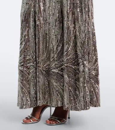 Rabanne Sequined maxi skirt | Thumbnail 6