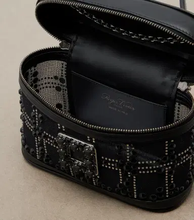 Roger Vivier Très Vivier Micro crystal-embellished vanity bag | Thumbnail 3