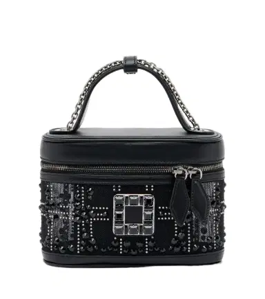 Roger Vivier Très Vivier Micro crystal-embellished vanity bag | Thumbnail 1