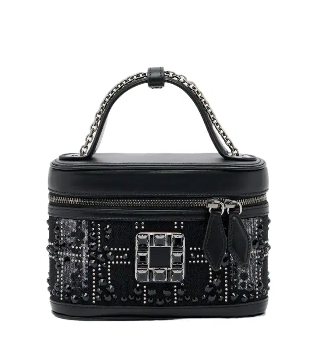 Roger Vivier Très Vivier Micro crystal-embellished vanity bag