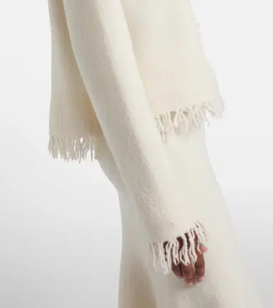 Bottega Veneta Fringed wool cardigan | Thumbnail 5
