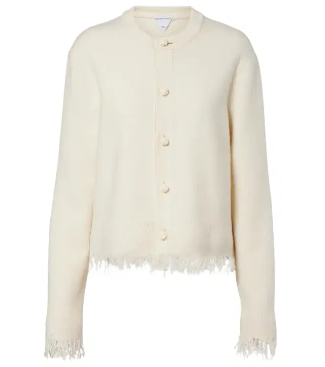 Bottega Veneta Fringed wool cardigan