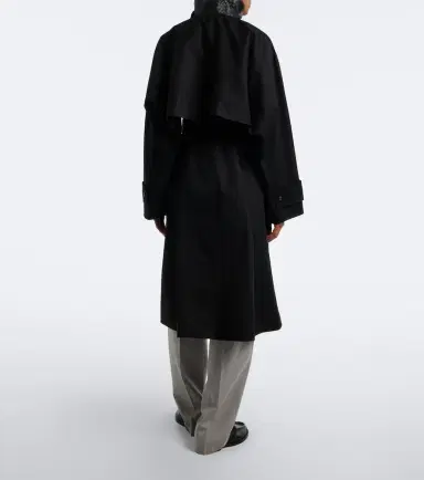 Bottega Veneta Intrecciato cotton trench coat | Thumbnail 2