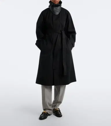 Bottega Veneta Intrecciato cotton trench coat | Thumbnail 5