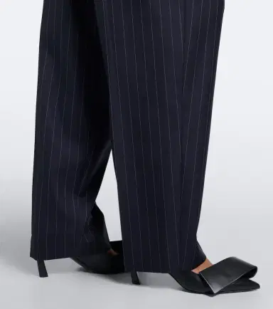 Givenchy Pinstripe pleated wool wide-leg pants | Thumbnail 2