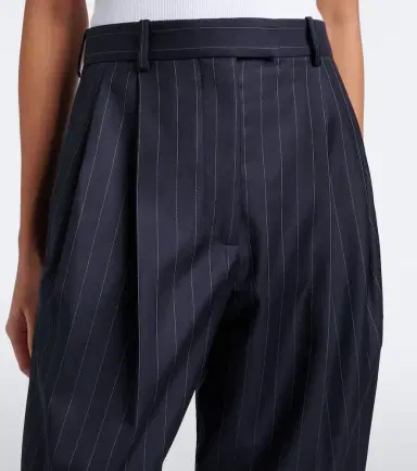 Givenchy Pinstripe pleated wool wide-leg pants | Thumbnail 4