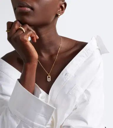 Messika So Move 18kt gold necklace with diamonds | Thumbnail 5