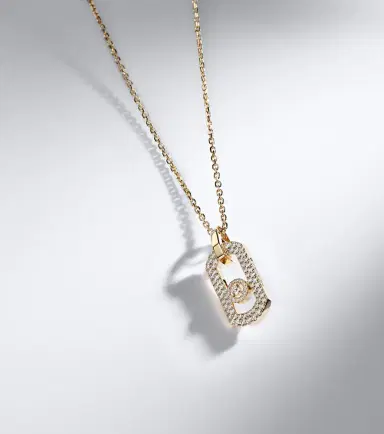 Messika So Move 18kt gold necklace with diamonds | Thumbnail 6