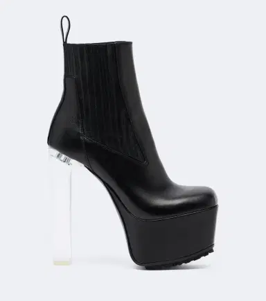 Rick Owens Beatle Kiss leather platform ankle boots | Thumbnail 3