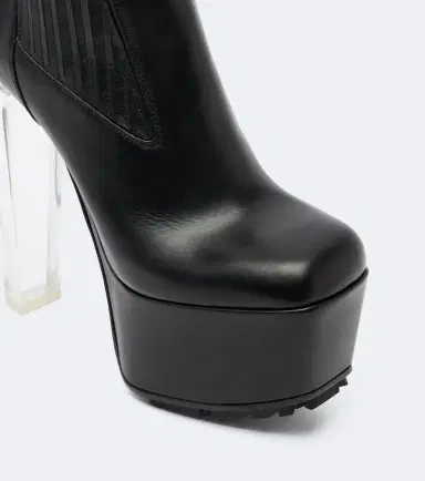 Rick Owens Beatle Kiss leather platform ankle boots | Thumbnail 4