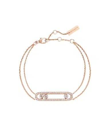 Messika Move Classique 18kt rose gold bracelet with diamonds | Thumbnail 1