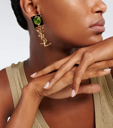 Saint Laurent Cassandre clip-on earrings | Thumbnail 5