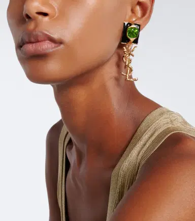 Saint Laurent Cassandre clip-on earrings | Thumbnail 6