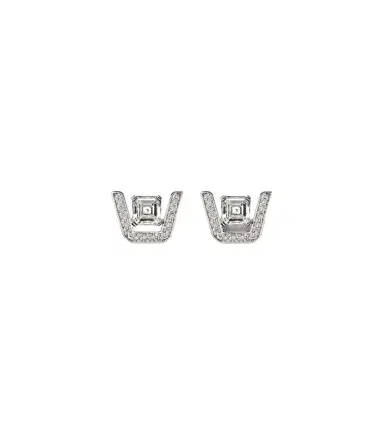 Bucherer Fine Jewellery Skyline 18kt white gold earrings with diamonds | Thumbnail 1