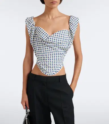 Vivienne Westwood Sunday polka-dot bustier top | Thumbnail 5