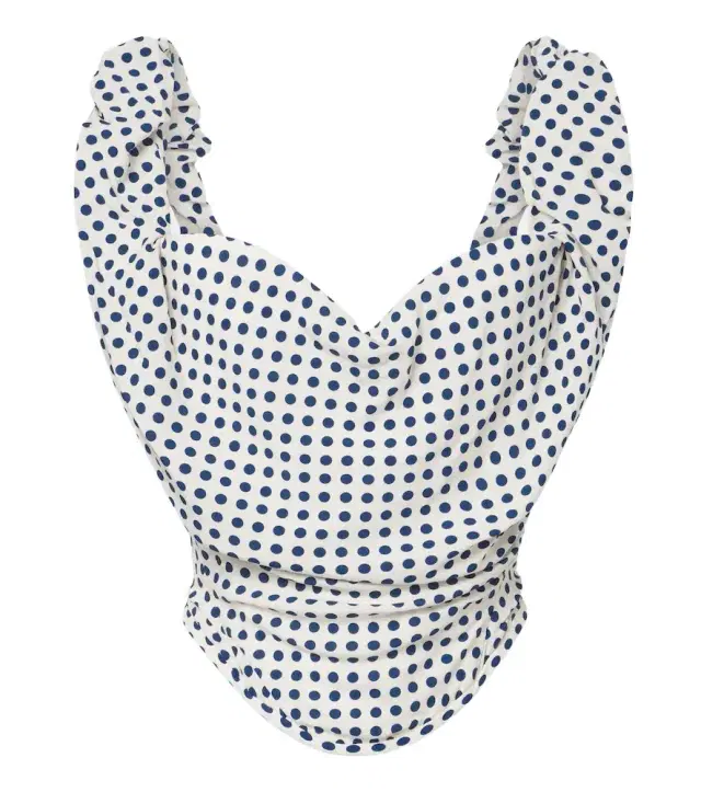 Vivienne Westwood Sunday polka-dot bustier top
