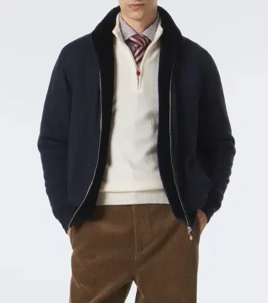 Kiton Shearling-lined cashmere cardigan | Thumbnail 7 Kiton Shearling-lined cashmere cardigan | Thumbnail 7