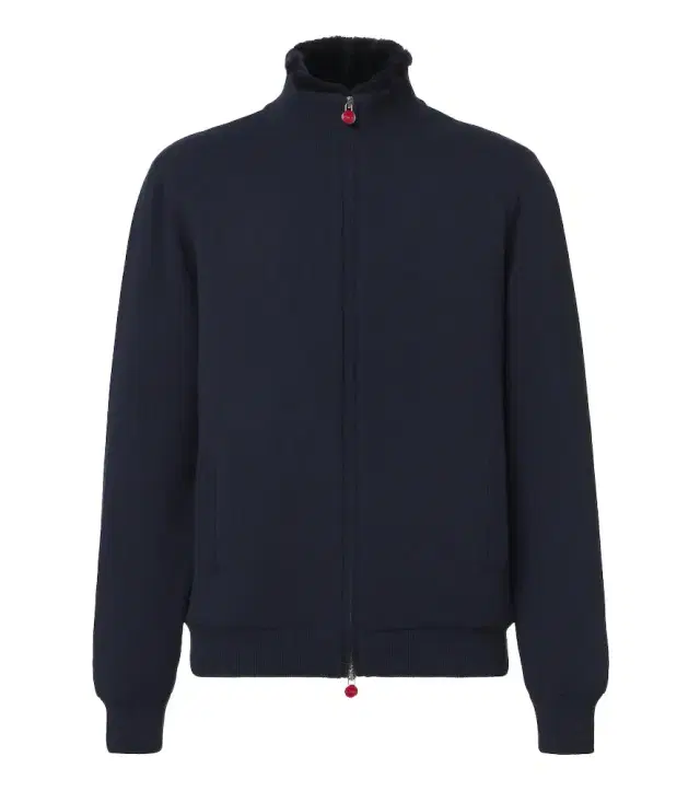 Kiton Shearling-lined cashmere cardigan