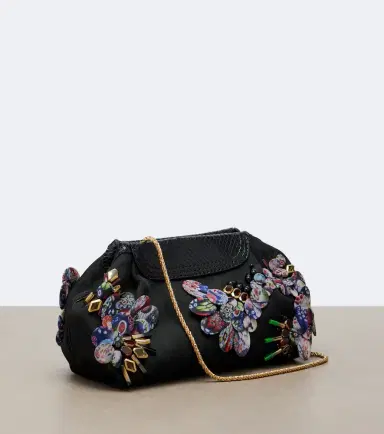 Dries Van Noten Embellished leather-trimmed clutch | Thumbnail 3 Dries Van Noten Embellished leather-trimmed clutch | Thumbnail 3