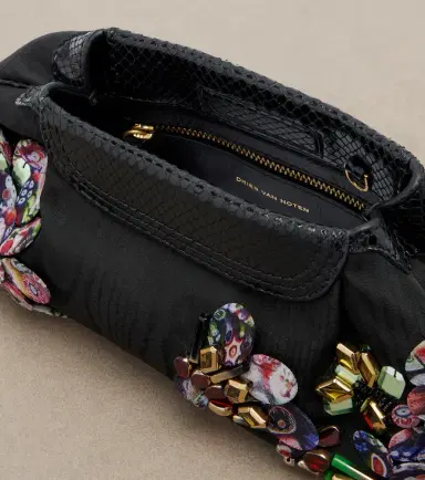 Dries Van Noten Embellished leather-trimmed clutch | Thumbnail 4 Dries Van Noten Embellished leather-trimmed clutch | Thumbnail 4