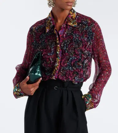 Dries Van Noten Embellished embroidered shirt | Thumbnail 3