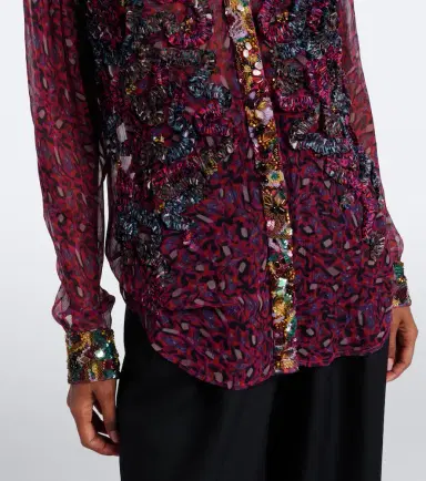 Dries Van Noten Embellished embroidered shirt | Thumbnail 5