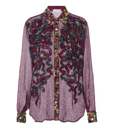 Dries Van Noten Embellished embroidered shirt | Thumbnail 1