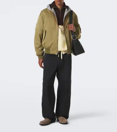 Loewe Fleece-trimmed technical bomber jacket | Thumbnail 6