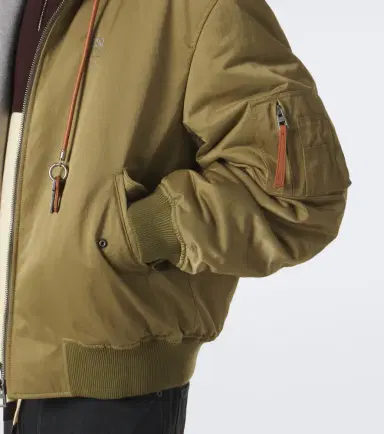 Loewe Fleece-trimmed technical bomber jacket | Thumbnail 8