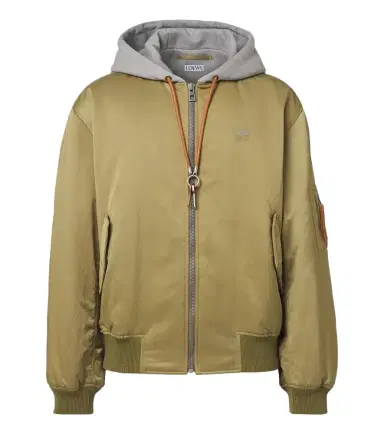 Loewe Fleece-trimmed technical bomber jacket | Thumbnail 1
