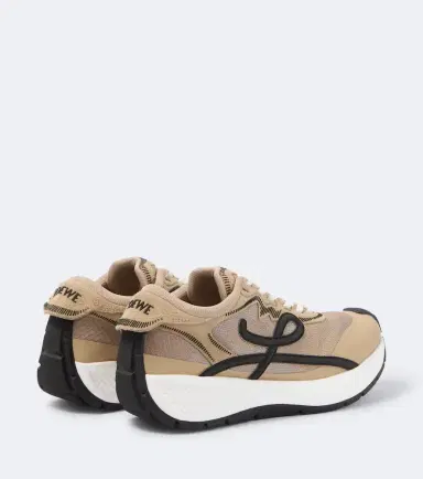 Loewe Pogo suede-trimmed sneakers | Thumbnail 4
