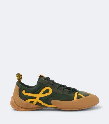 Loewe Grip suede-trimmed sneakers | Thumbnail 2