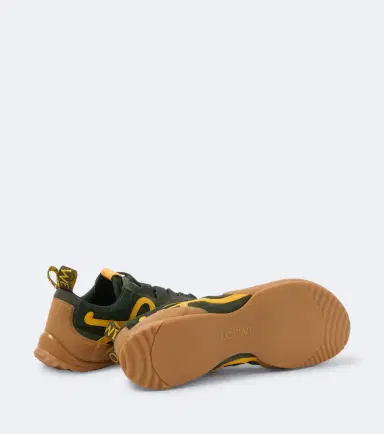 Loewe Grip suede-trimmed sneakers | Thumbnail 4