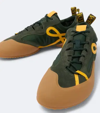 Loewe Grip suede-trimmed sneakers | Thumbnail 5
