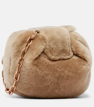 Gabriela Hearst Demi Small shearling clutch | Thumbnail 2