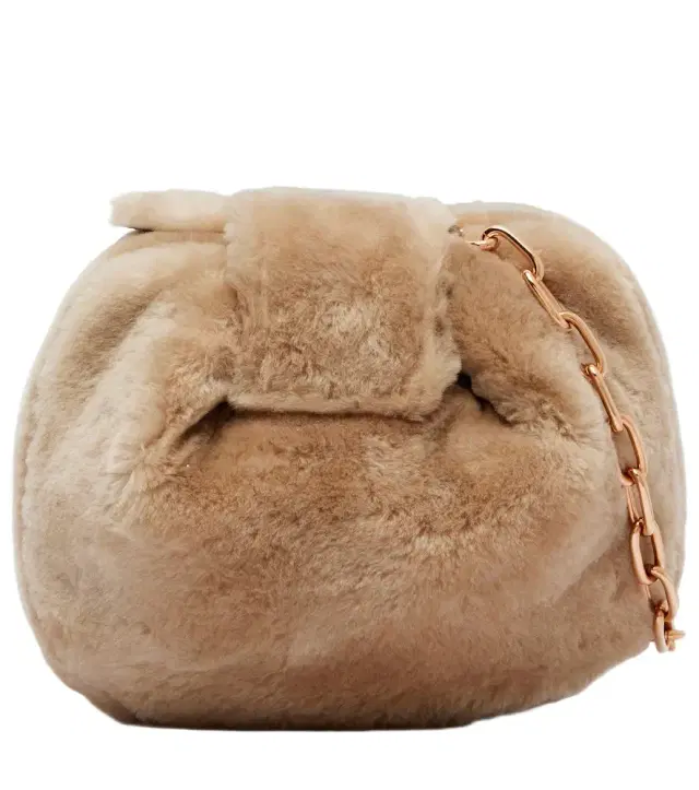 Gabriela Hearst Demi Small shearling clutch