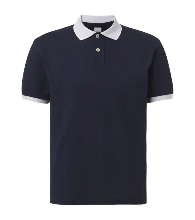 ELEVENTY Cotton piqué polo shirt
