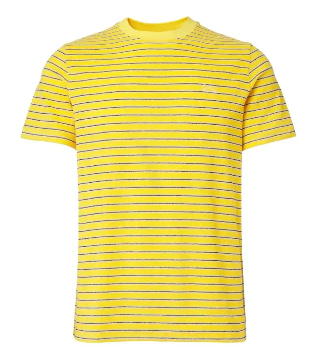 Loewe Striped cotton-blend terry T-shirt